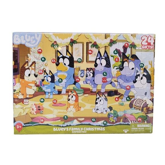 Bluey Advent Calendar Bluey Christmas Advent Calendar Toys - Picture 1 of 12
